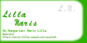 lilla maris business card